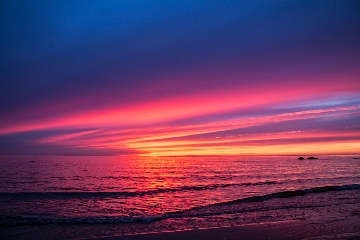 Magischer Sonnenuntergang