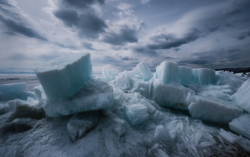 Baikal im vergangenen Jahr die Eis-Pro ...