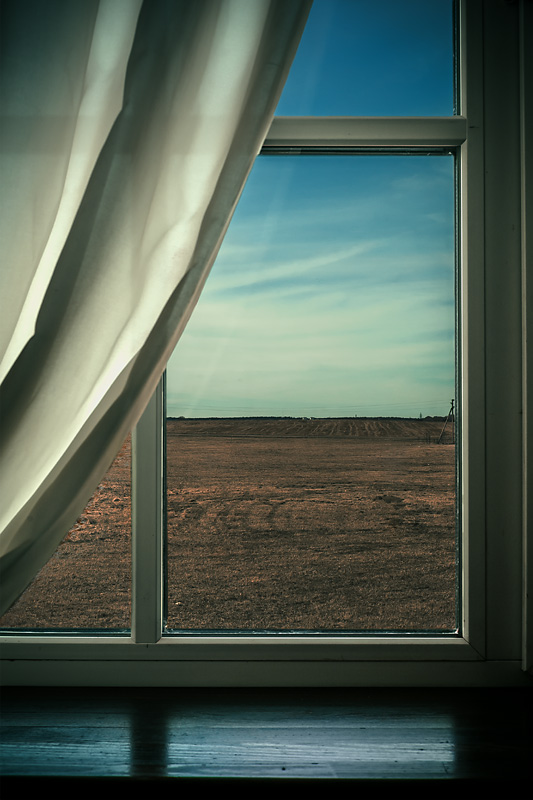 Blick aus dem Fenster