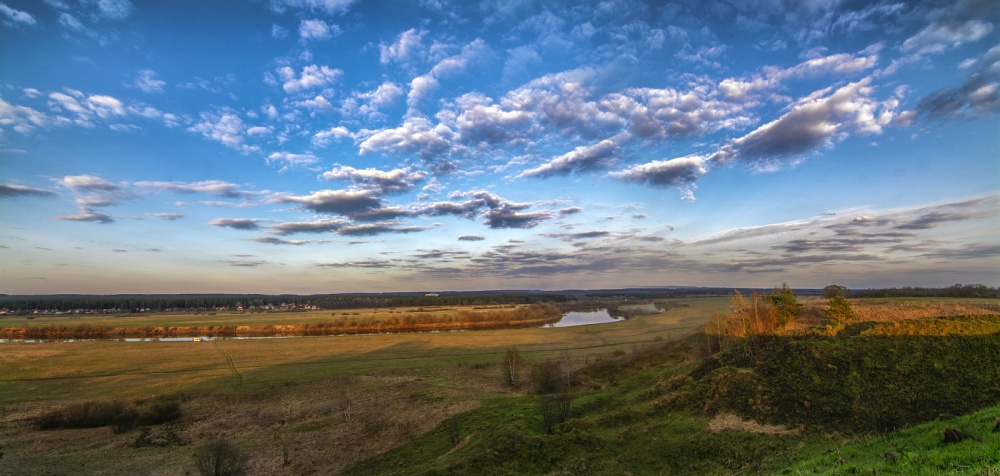 In den Strahlen der untergehenden Sonne