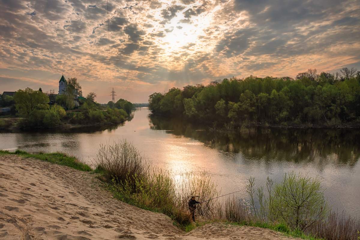 Große Morgen des Tages