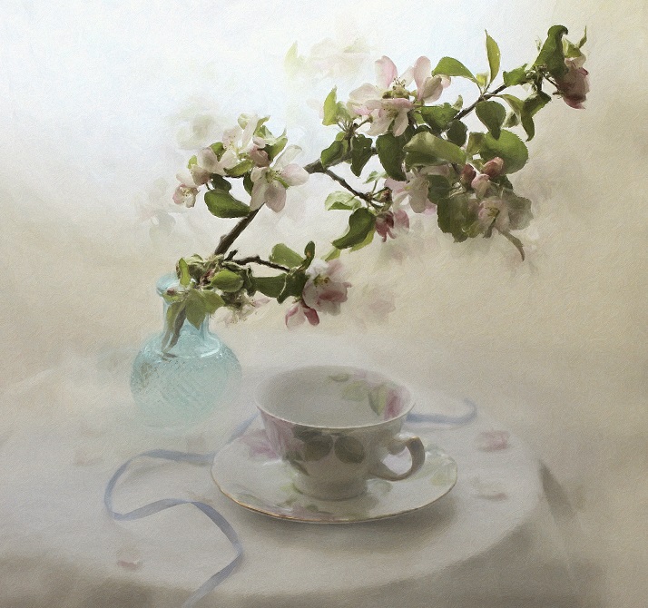 Atmen Sie die Apfelblüten ...