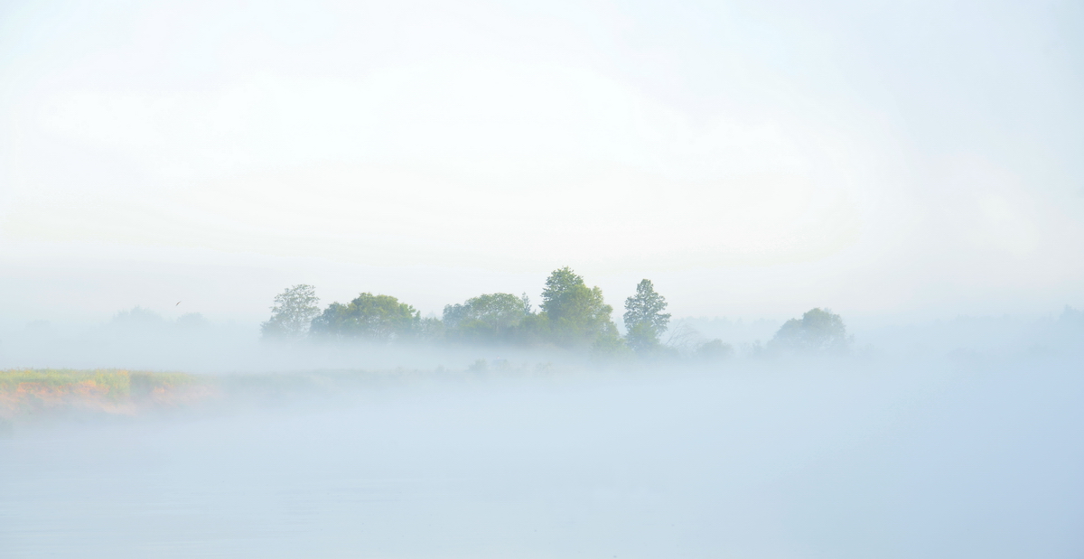 Fluss unter der Decke