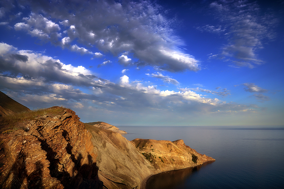 Schatten bei Sonnenuntergang ...