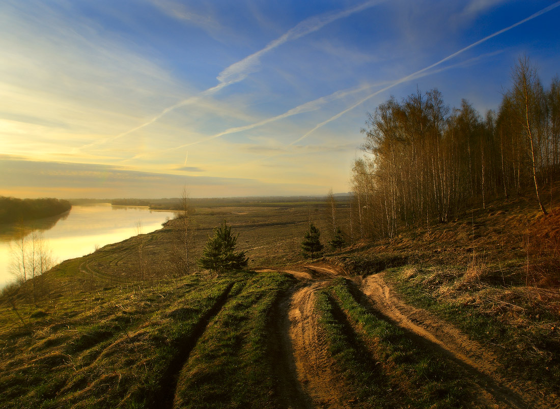 Going to Klyazme. Road.