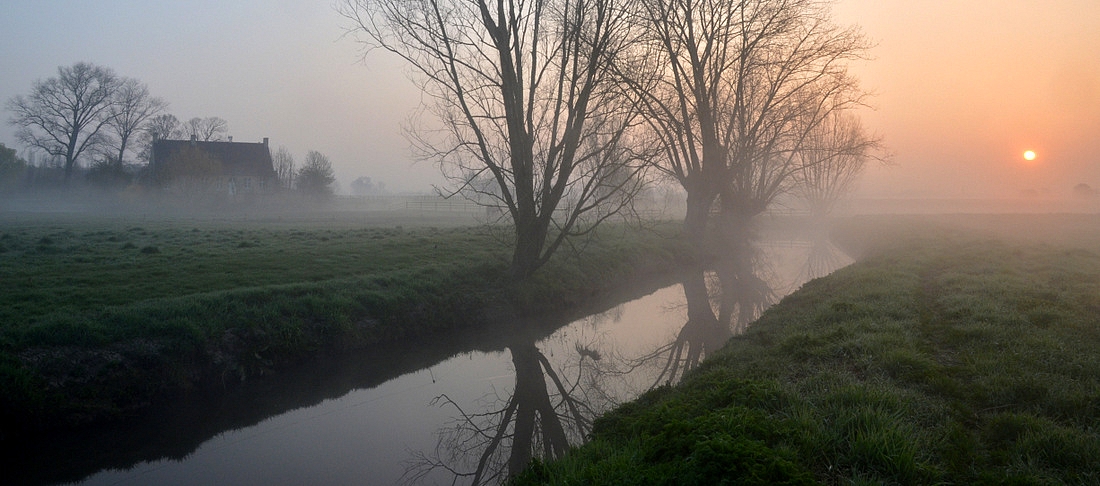 Early in the morning.