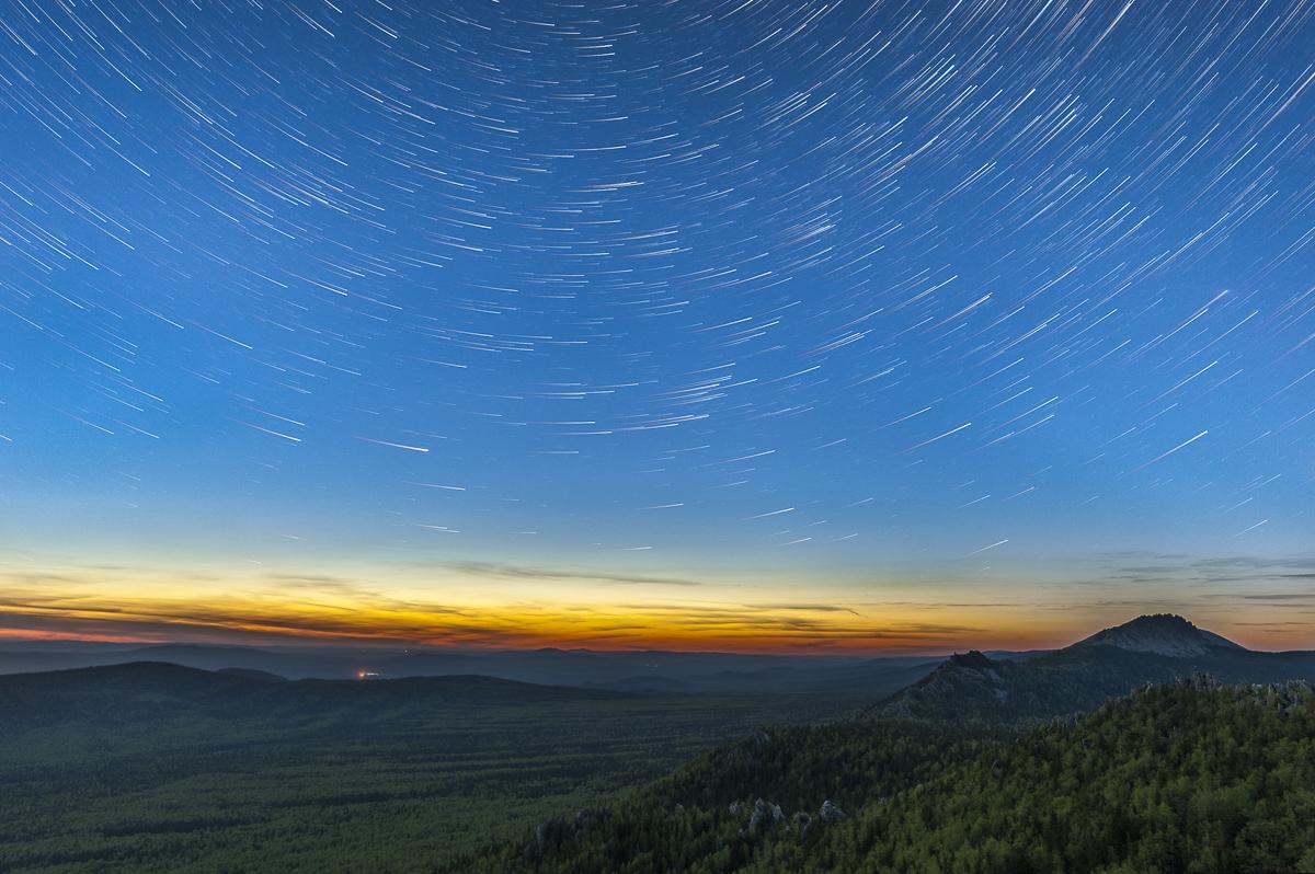 Eine Nacht allein mit den Bergen
