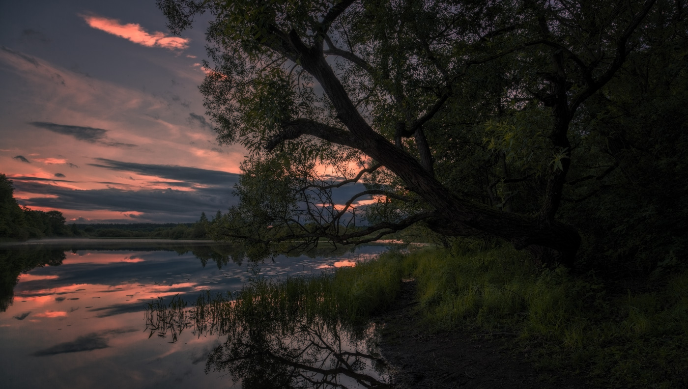 Sommer-Skizzen. Abend.