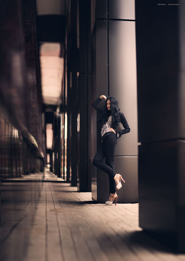 Mädchen in der Stadt