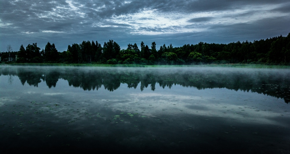 Misty Morgendämmerung