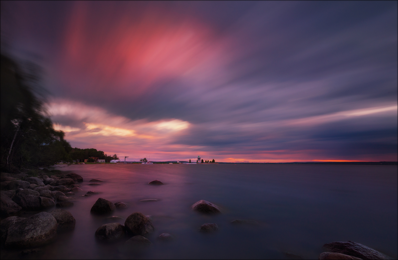 / Der sterbende Sonnenuntergang ... /