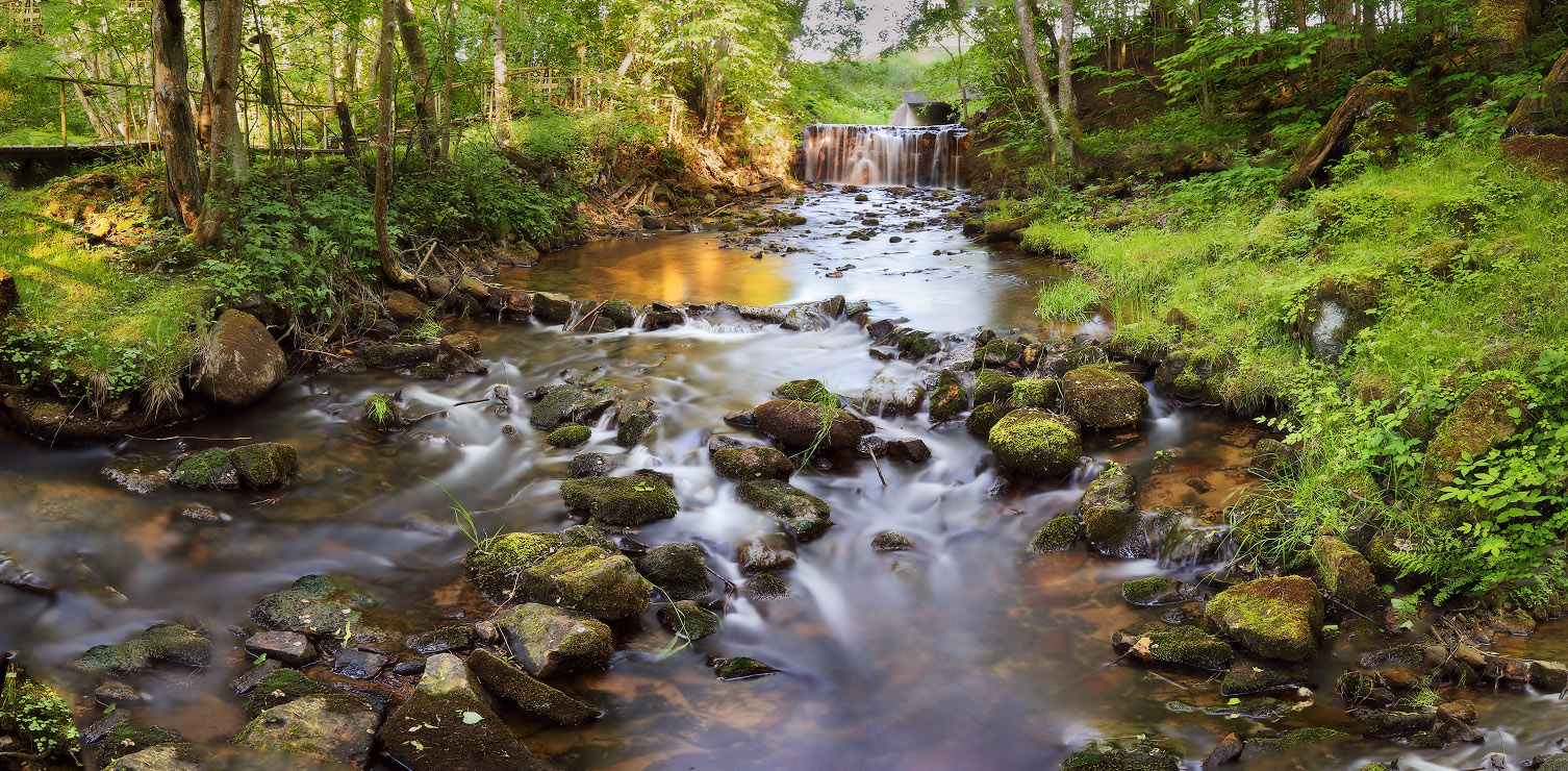 In einer ruhigen Ecke in Lettland