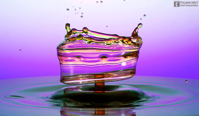 Splash "auf die fragile Bein"