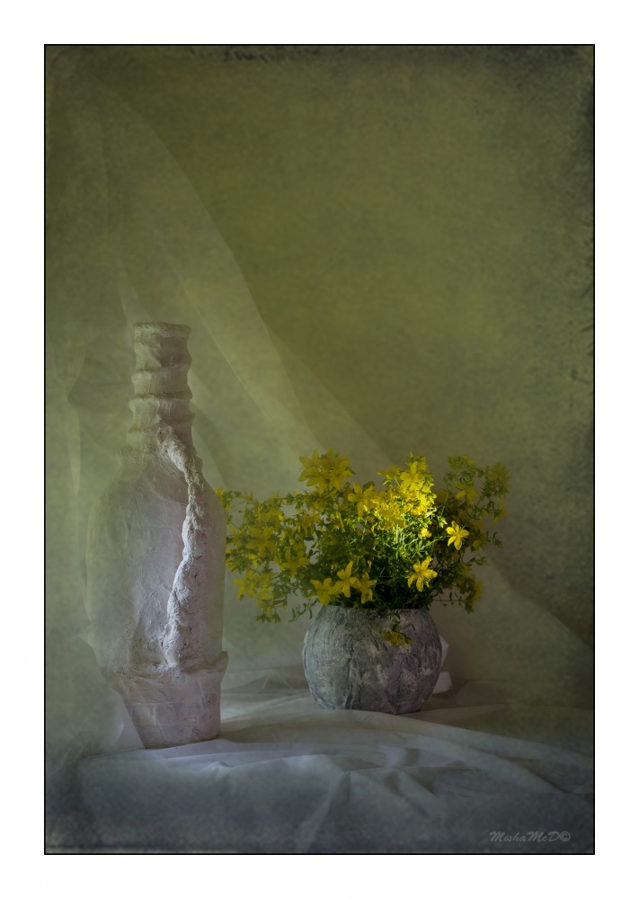 Die Stimmung in den Farben gelb