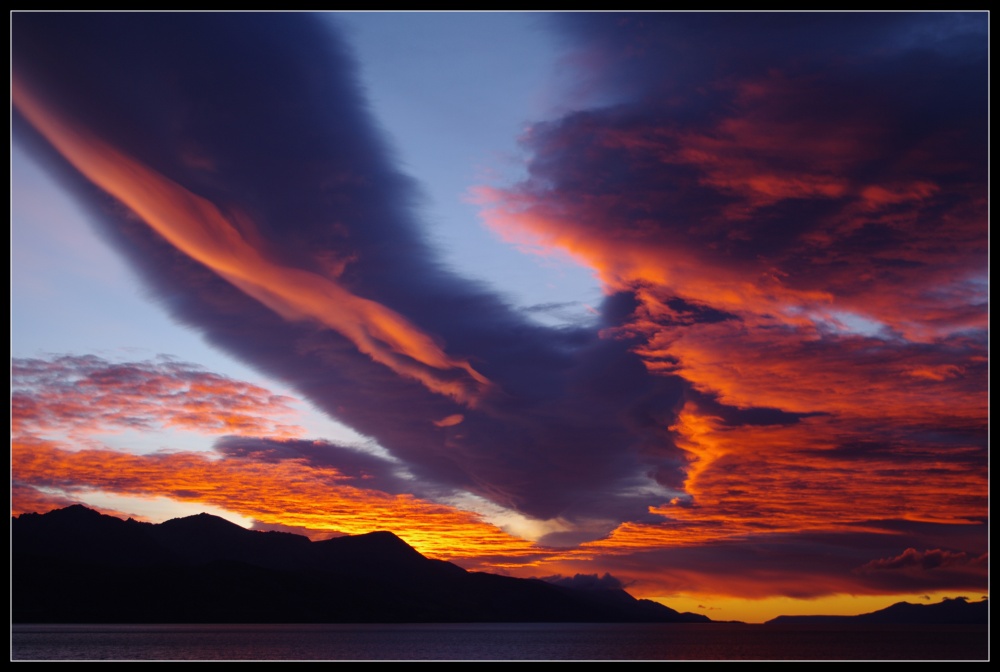 brennenden Sonnenaufgang