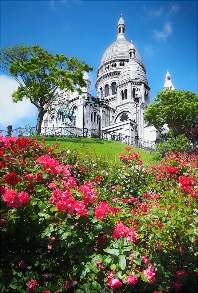 Am Fuß der Sacre Coeur