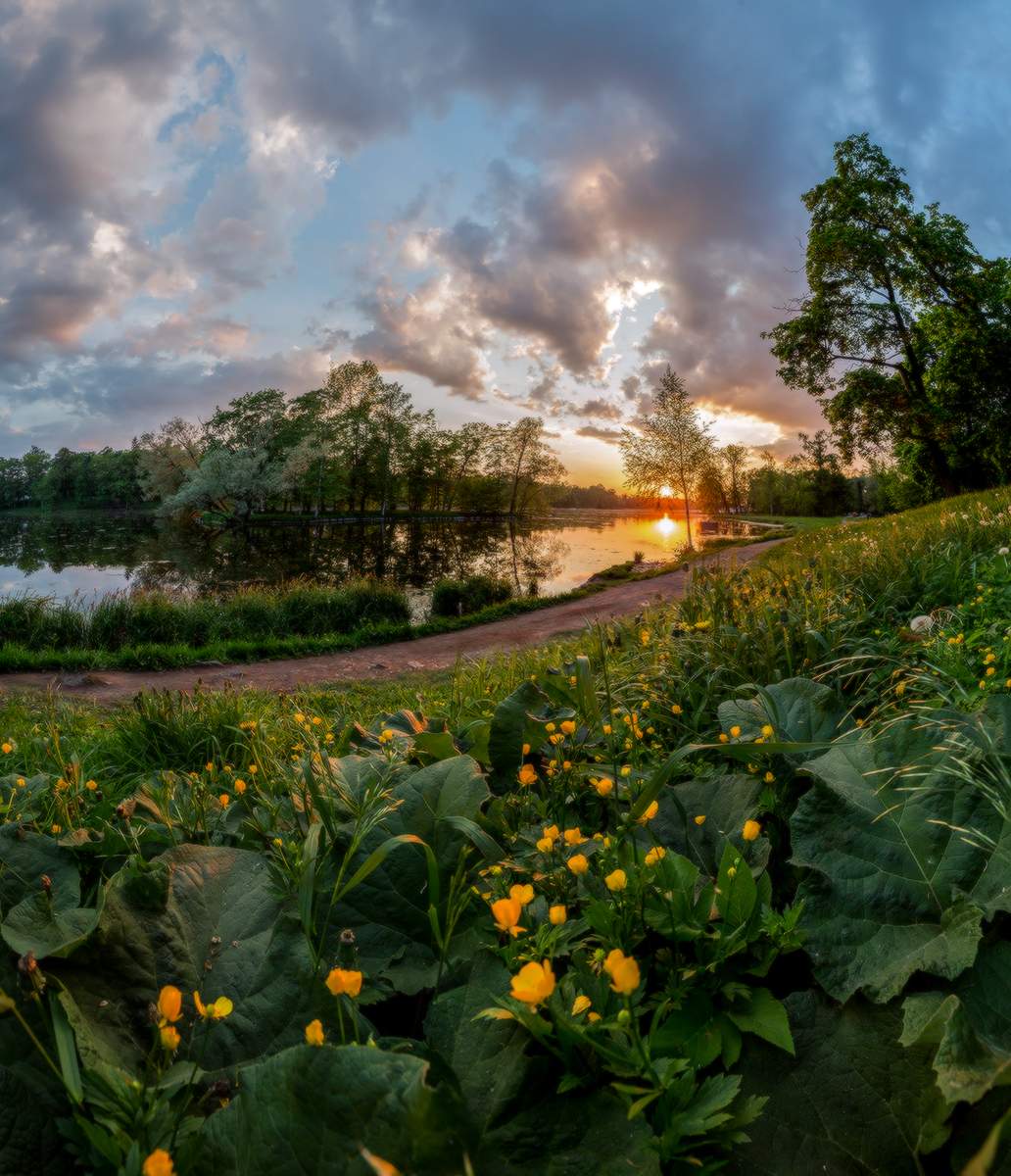 Parken Sie in Gatschina.