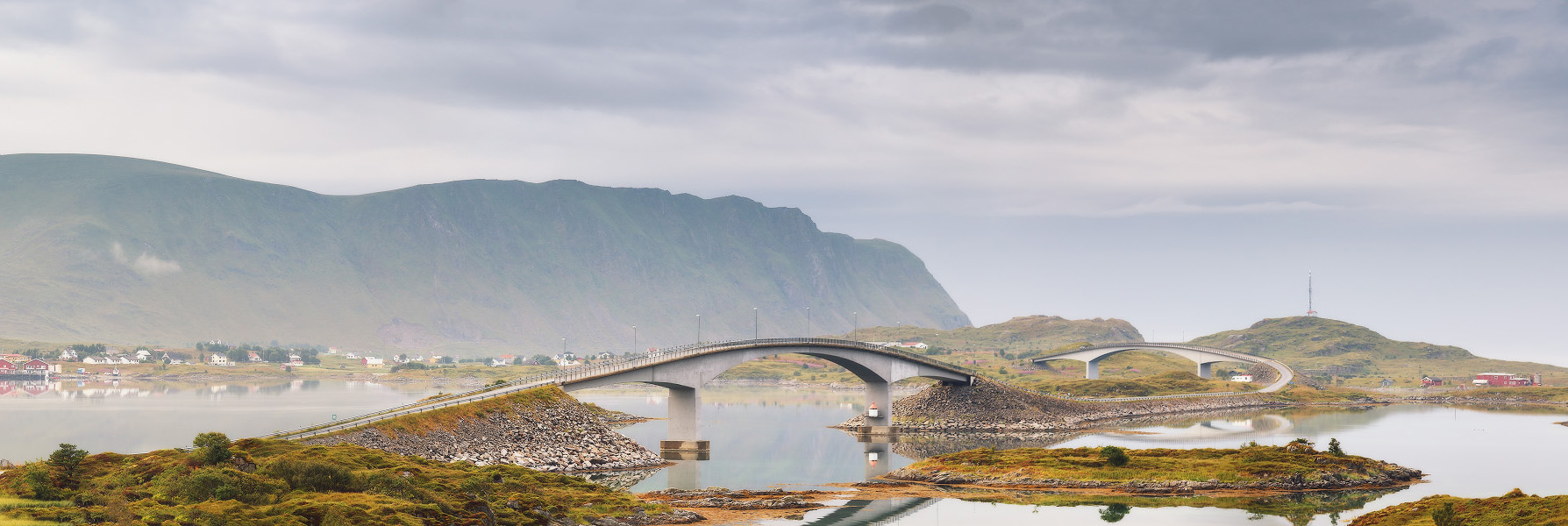 Über die Lofoten Brückenbau