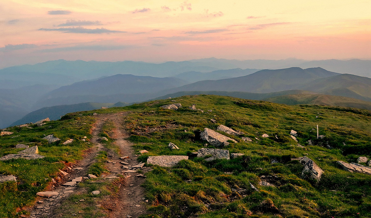 Abend in einer Höhe von 2020 m