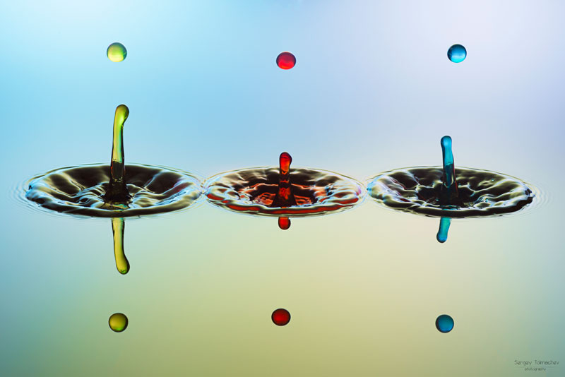 Splash "drei Ausrufezeichen"