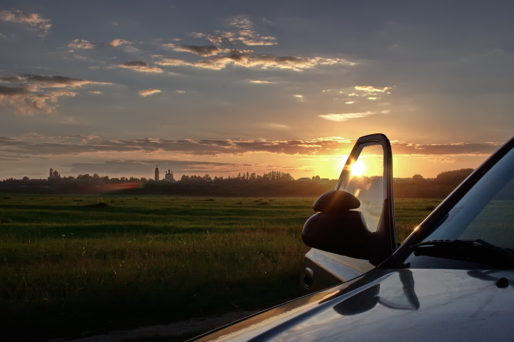 Verbringen hier die Nacht ...