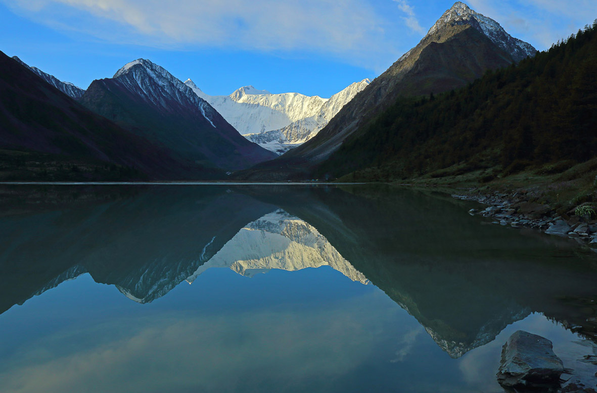 Morgen auf dem See Akkem