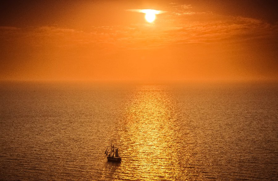Sonnenuntergang in Santorini