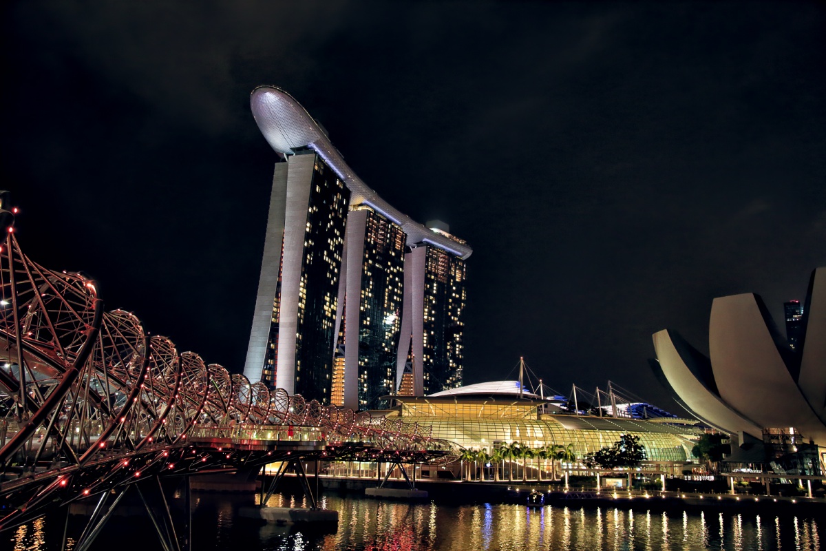 Helix-Brücke Die Schneckenbrücke
