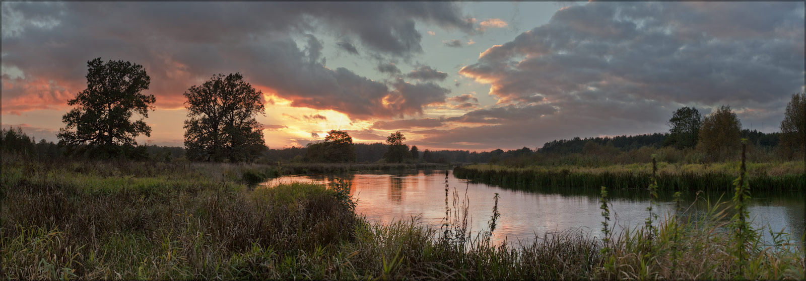 Herbstabend auf Viliya