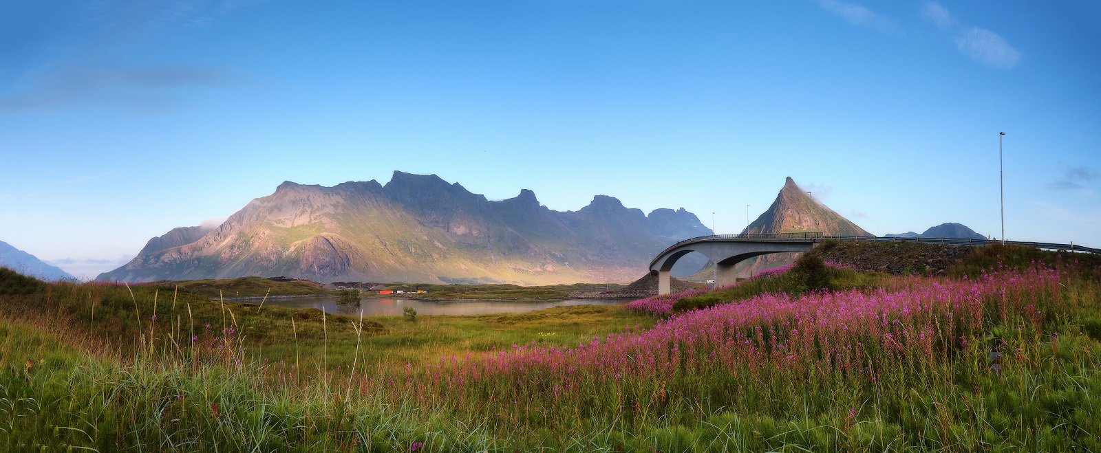 Über Nacht auf den Lofoten