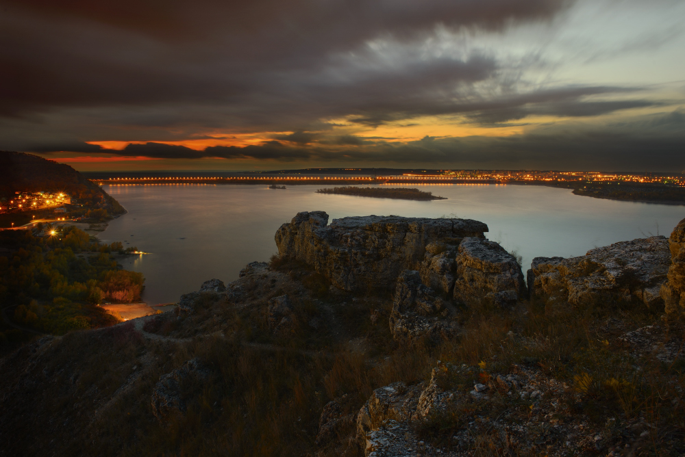 Die Ankunft der Nacht.