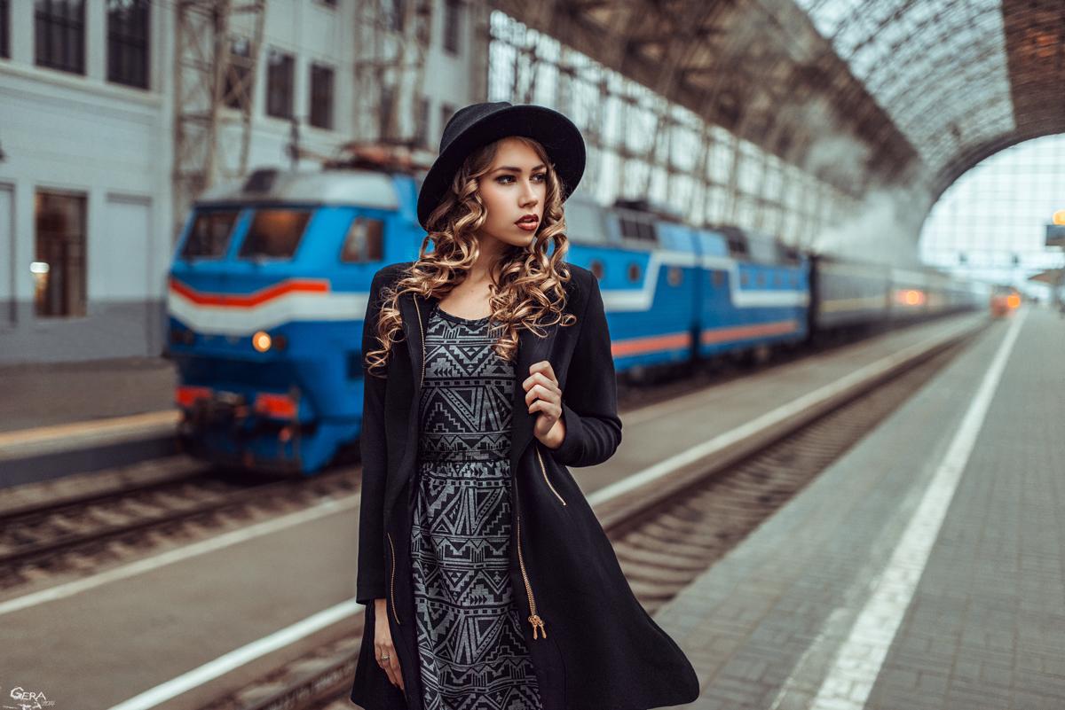 At the railway station