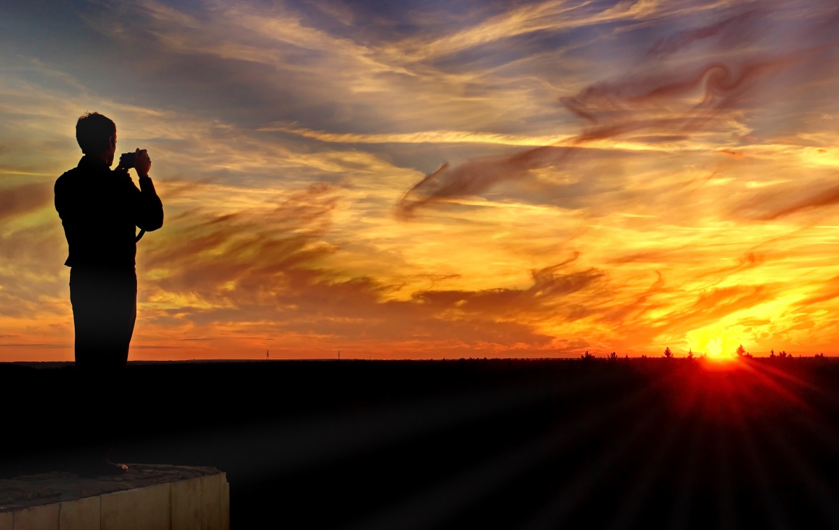 Magischer Sonnenuntergang