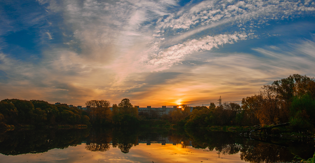 Dämmerung über der Stadt