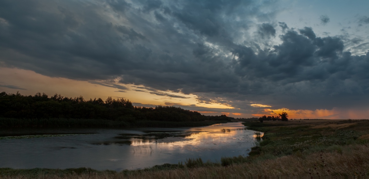 Ängstliche Sonnenuntergang