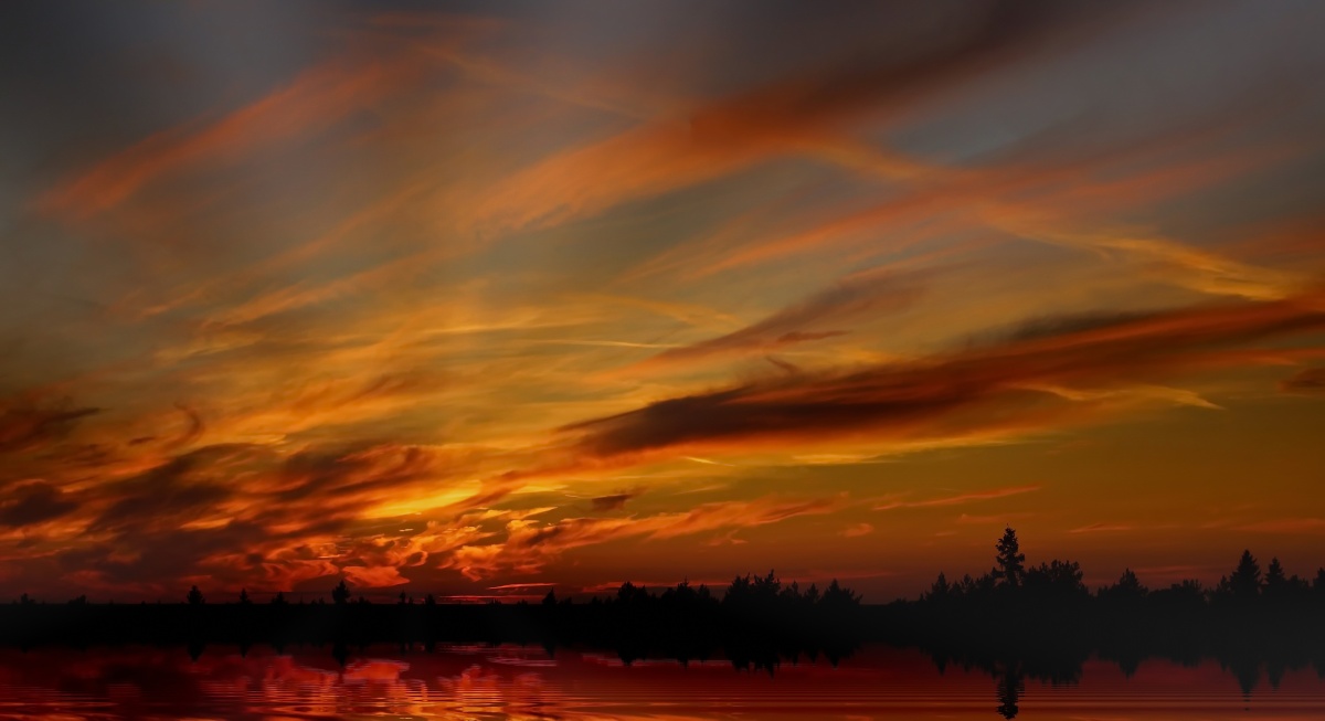 Magischer Sonnenuntergang