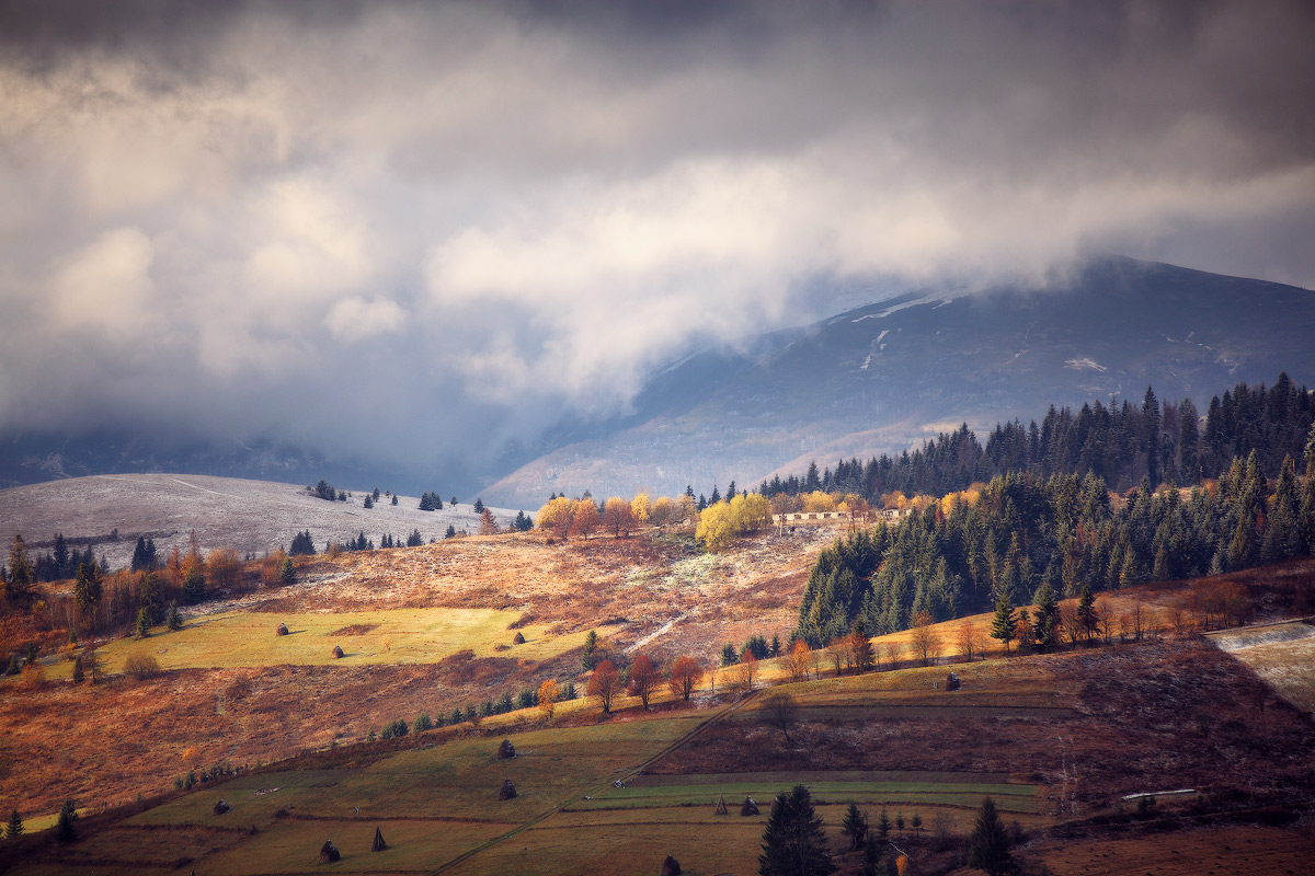 Sie erinnerte sich an die Karpaten