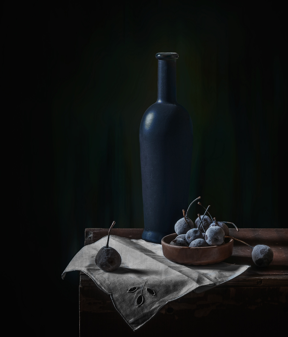 Am wilden gefrorene Birnen ...