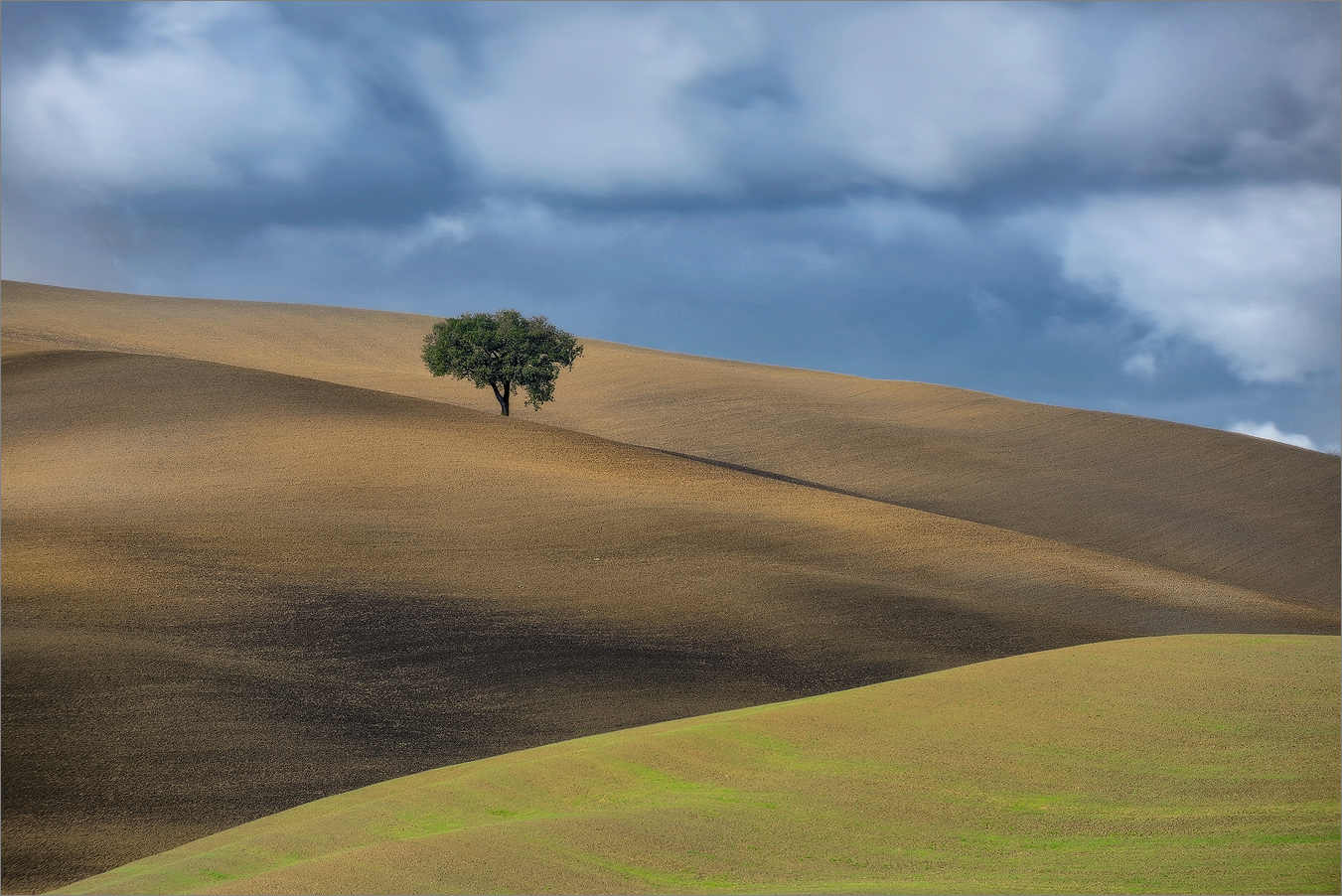 An einem windigen Tag