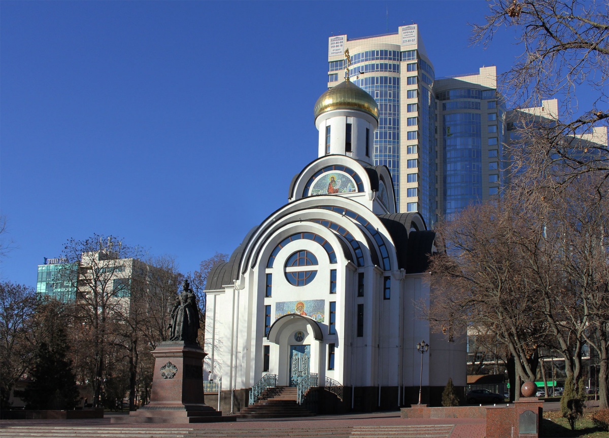 Kirche der Fürbitte der Heiligen Jungfrau.