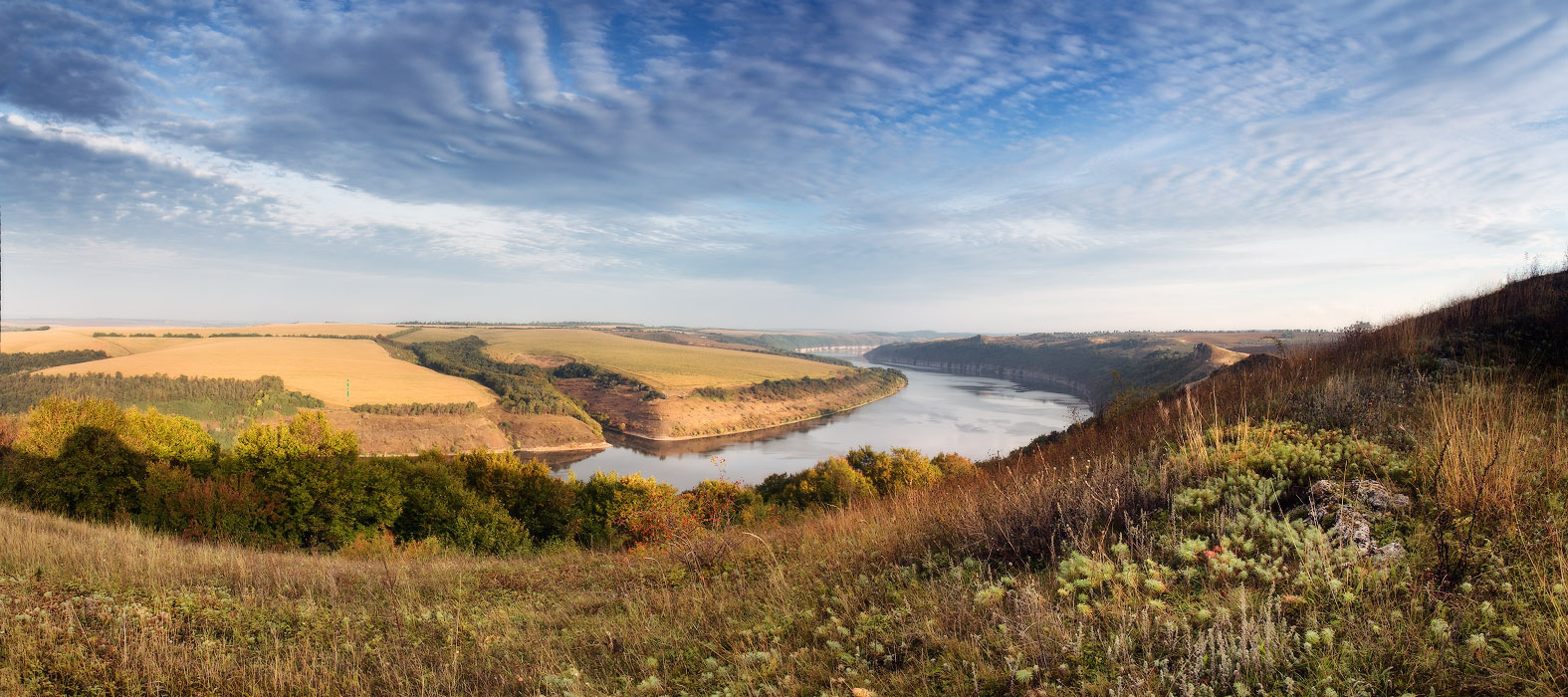 September Morgen am Dnjestr