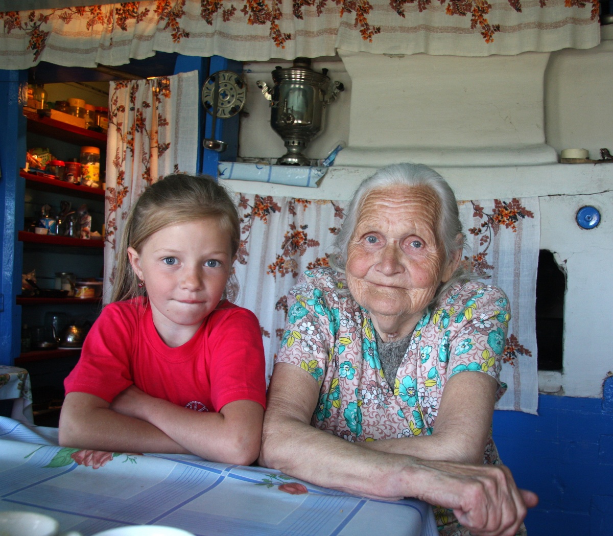Mit Großmutter
