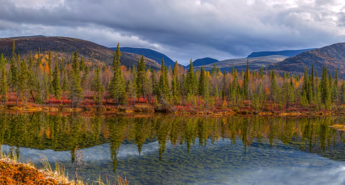 Transparenter Boden.