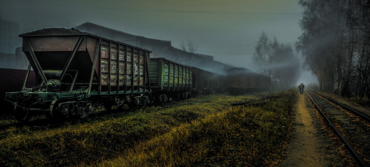 "Mit der Bahn Strecke ..."