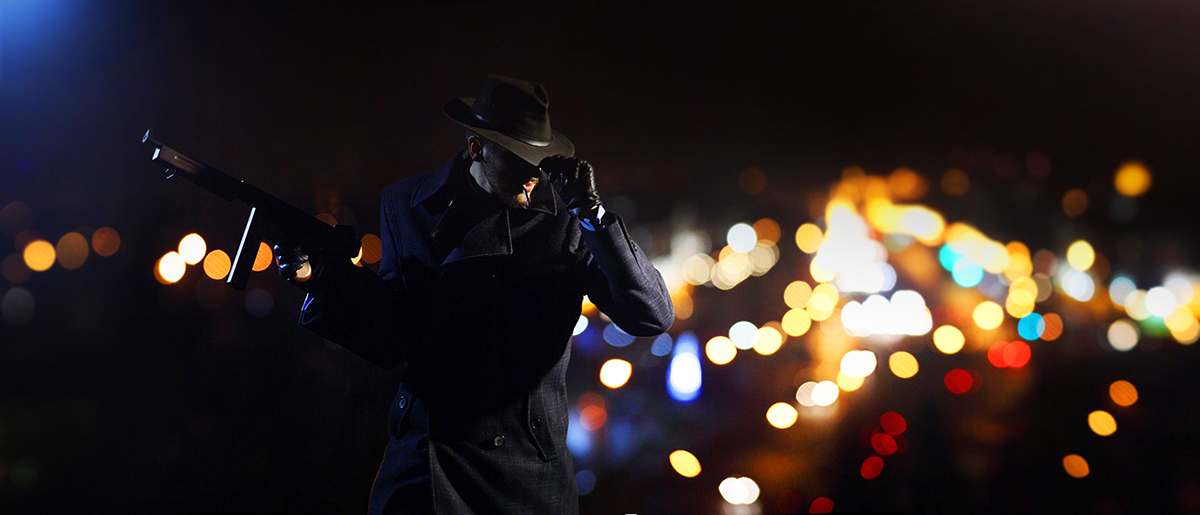 Nacht Lichter der Großstadt