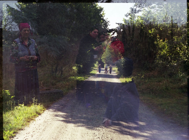 "Navel Schatten auf dem Zaun"