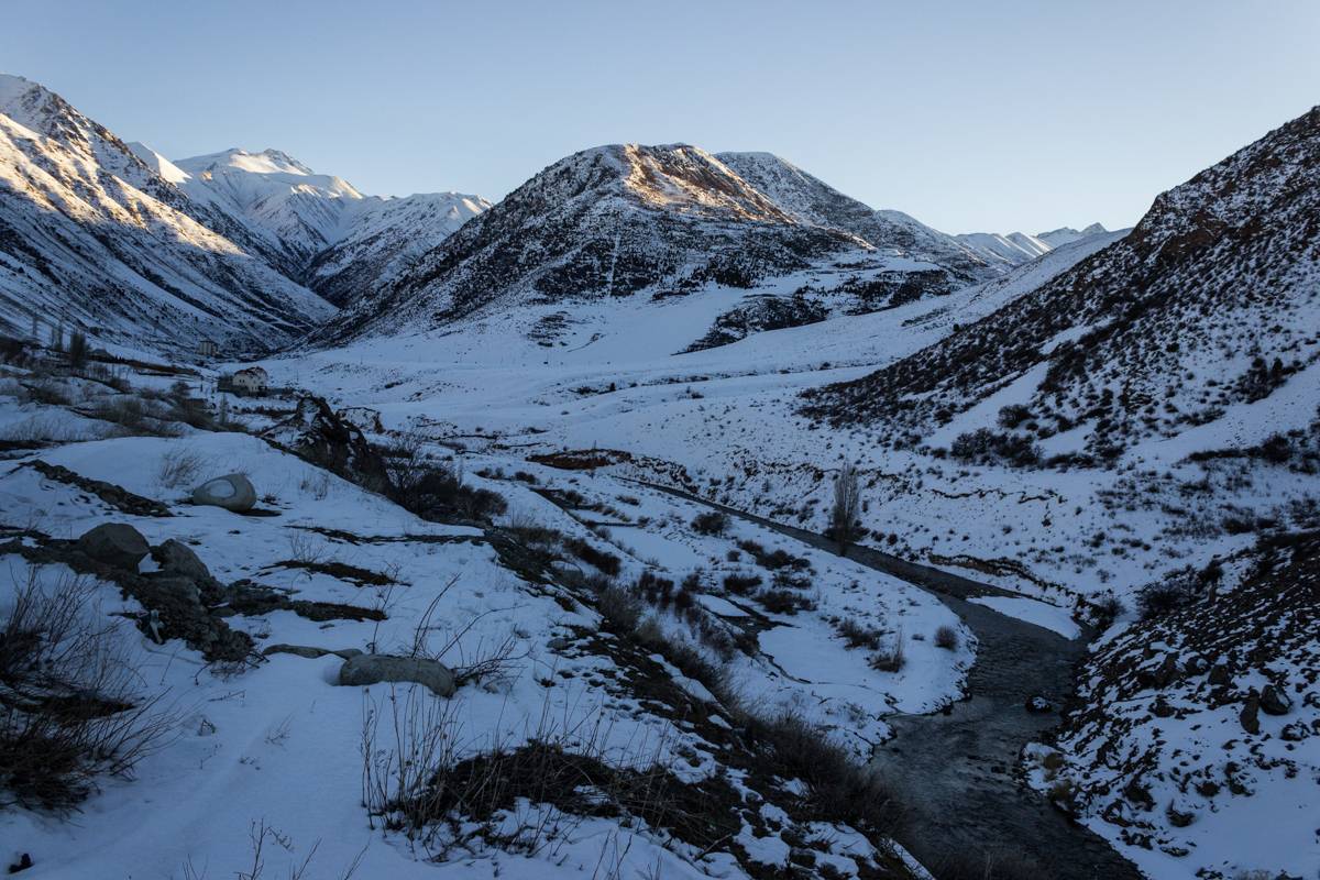 Winter in den Bergen