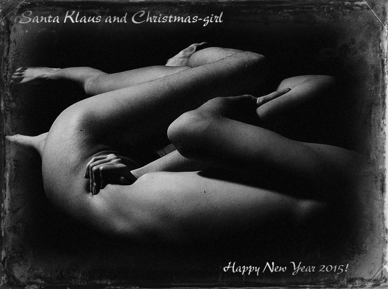 Sankt Klaus-und Weihnachtsmädchen (Weihnachtsmann)