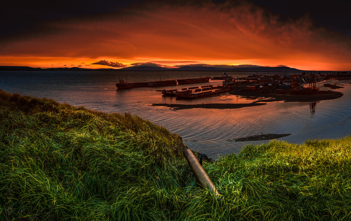 Hier erwacht die Sonne auf dem Planeten ...
