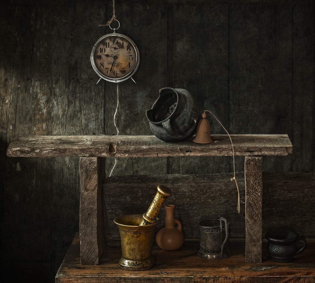 Beim Verlassen Dinge ...